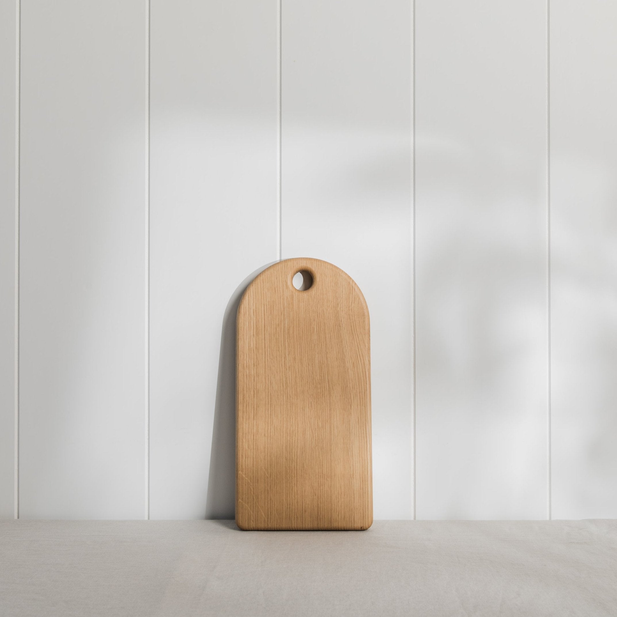 Semi Circular Wooden Chopping Board - Oak