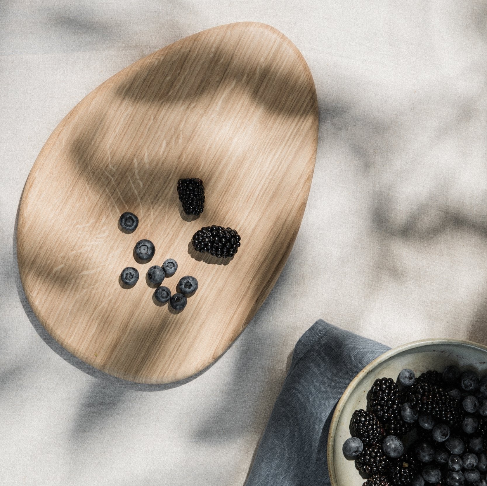 Pebble Wooden Chopping Board - Oak