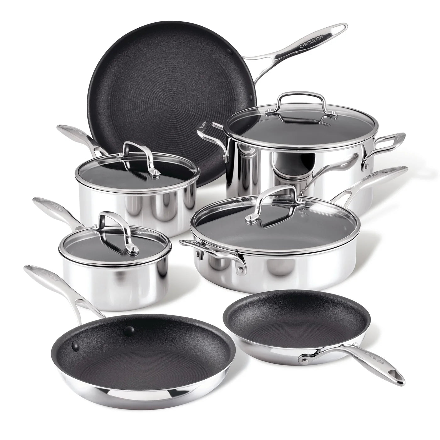 Circulon Clad Series Cookware Set, 7 Piece