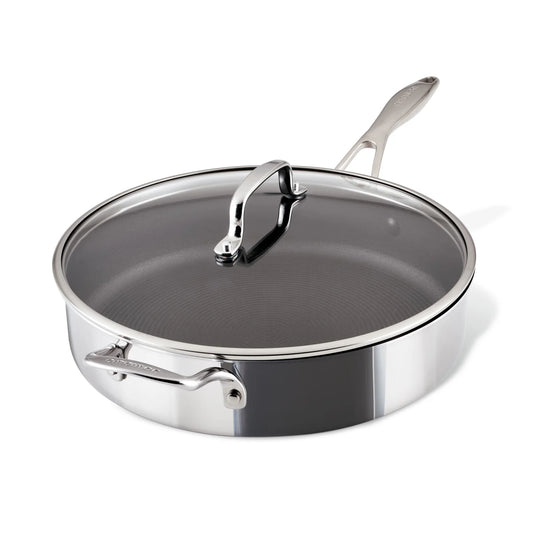 Circulon Clad Series Covered Saute with Helper Handle, 30cm/4.7L