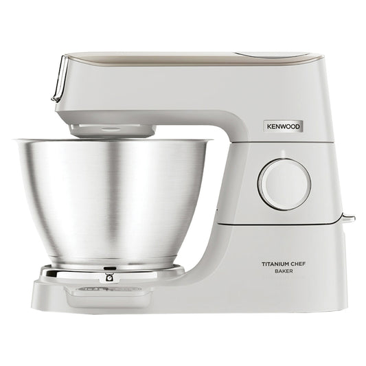 Kenwood 5L Titanium Chef Baker Stand Mixer – White