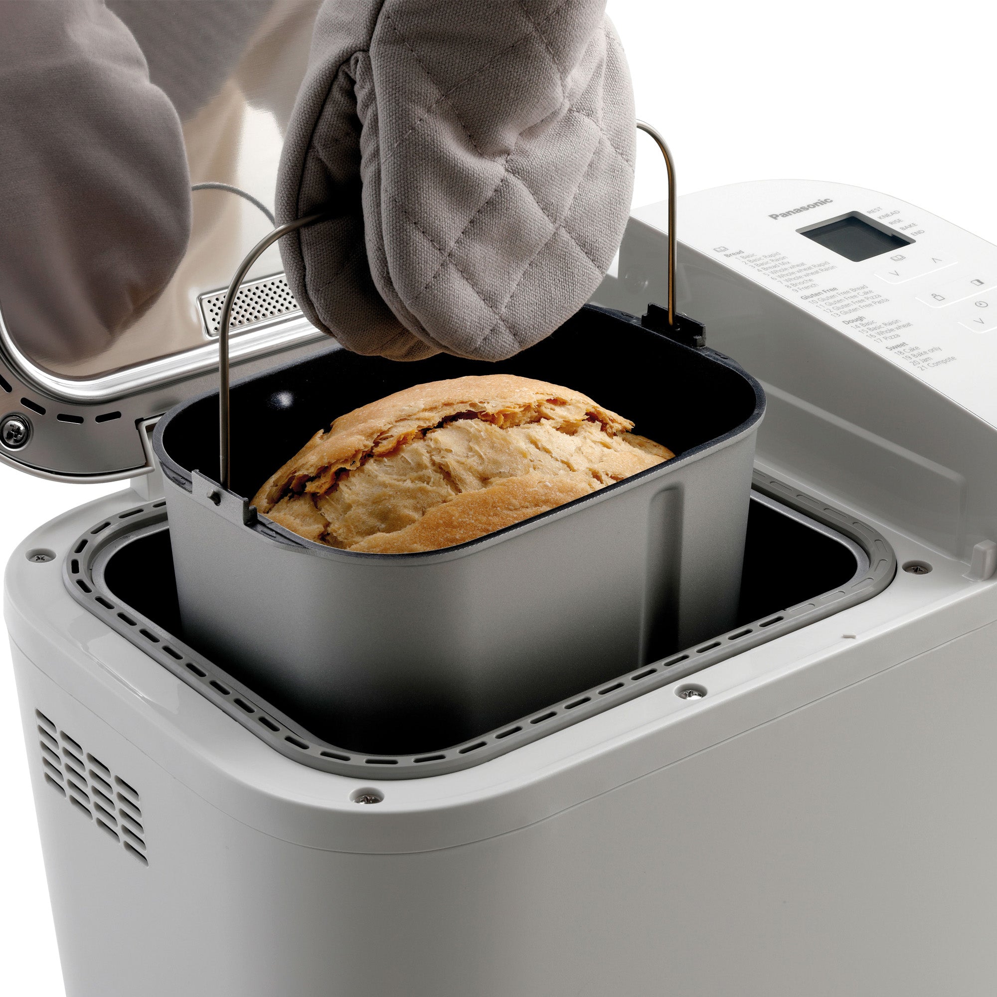 Panasonic Automatic Breadmaker with 21 Programmes – White