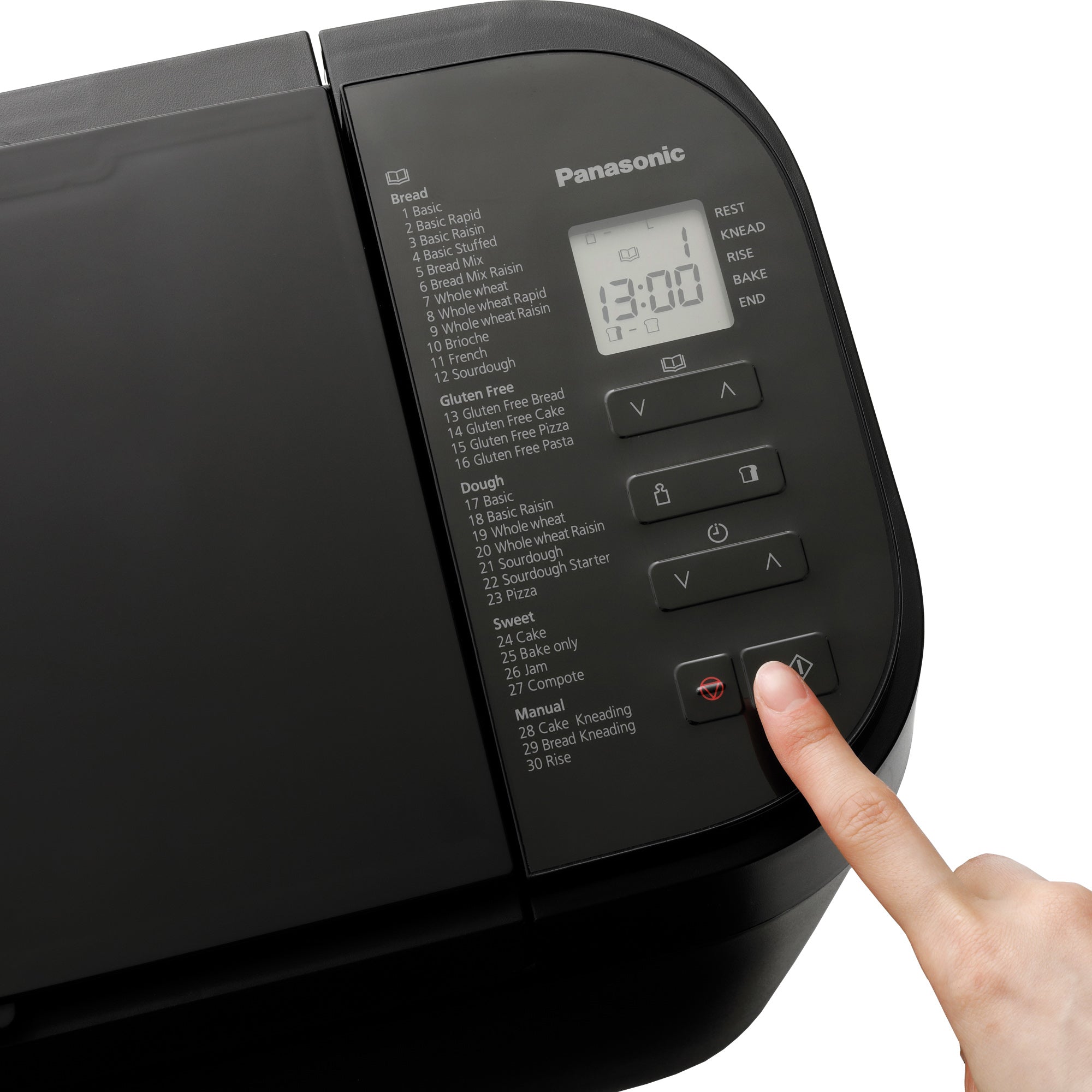 Panasonic Automatic Breadmaker with 30 Programmes – Black