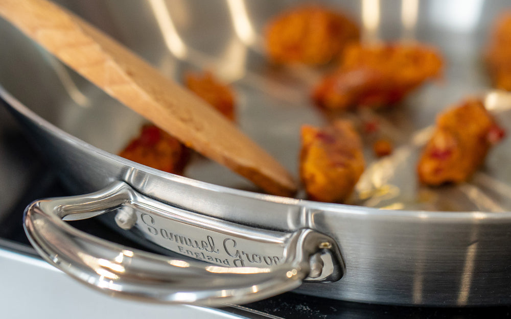 Samuel Groves Classic Stainless Steel Triply Paella Pan