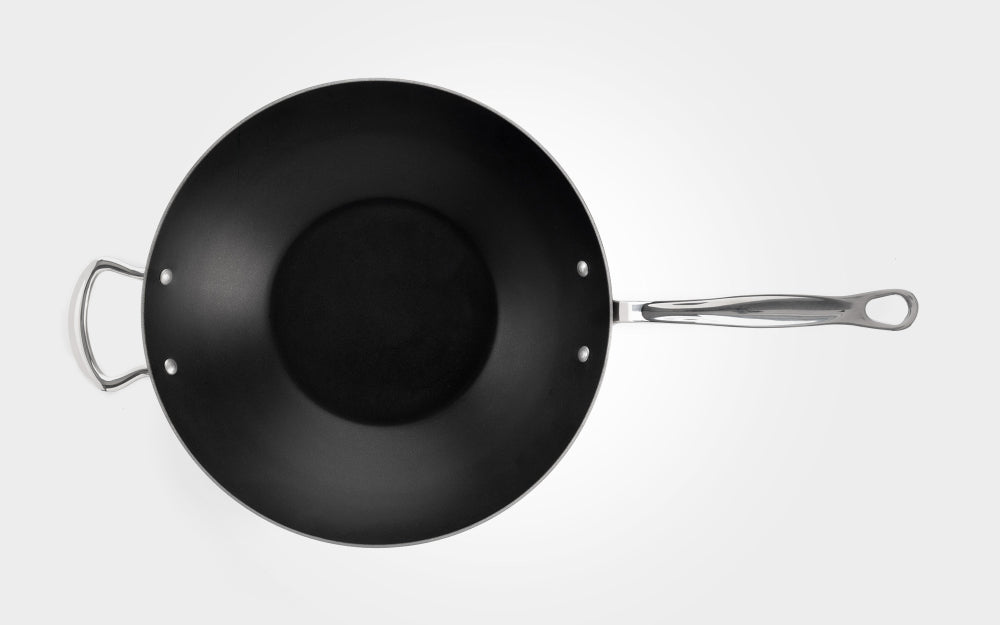 Samuel Groves Classic Non-Stick Stainless Steel Triply Wok
