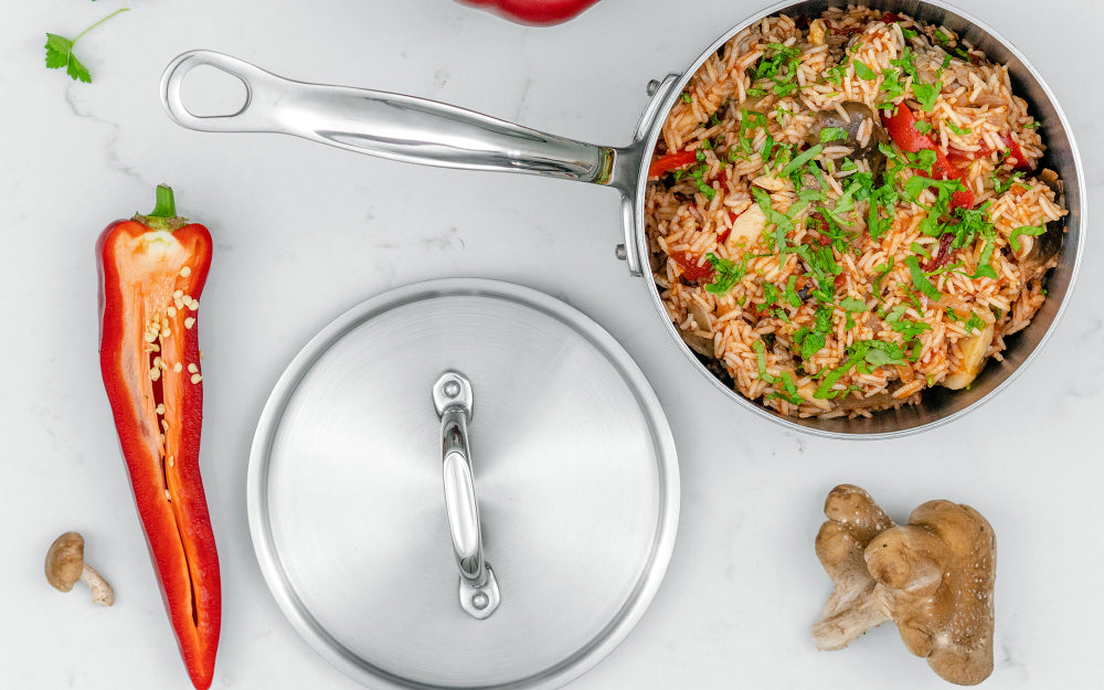 Samuel Groves Classic Stainless Steel Triply Saucepan with Lid