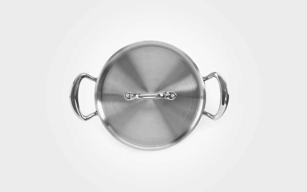 Samuel Groves Classic Stainless Steel Triply Casserole Pan with Lid