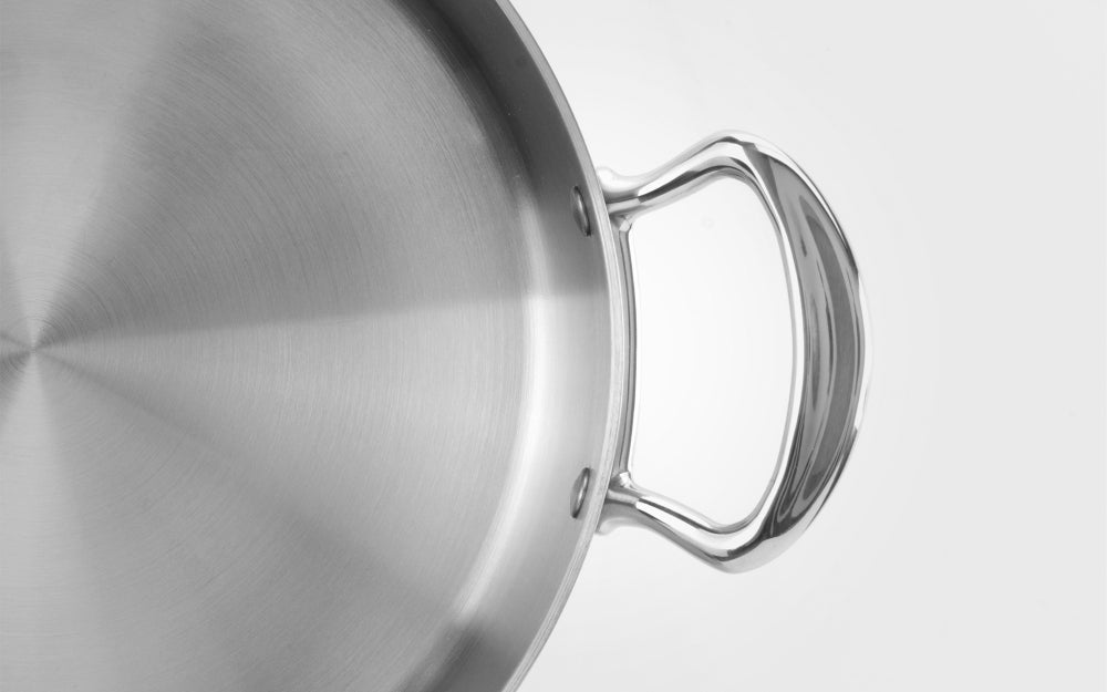 Samuel Groves Classic Stainless Steel Triply Casserole Pan with Lid
