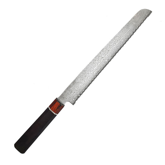 Yasuo Black 220mm Bread Knife