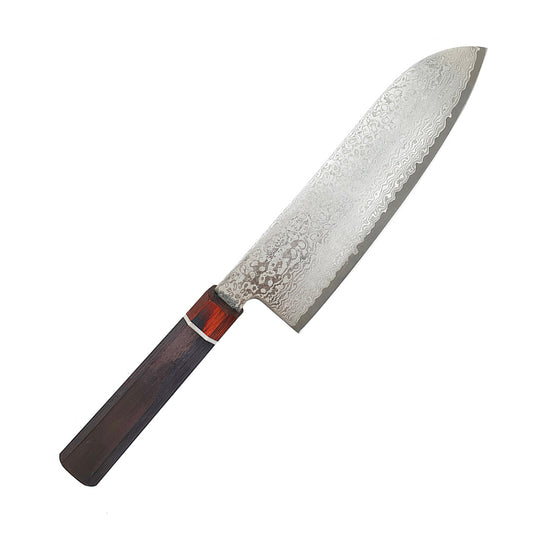 Yasuo Black 167mm Santoku Knife