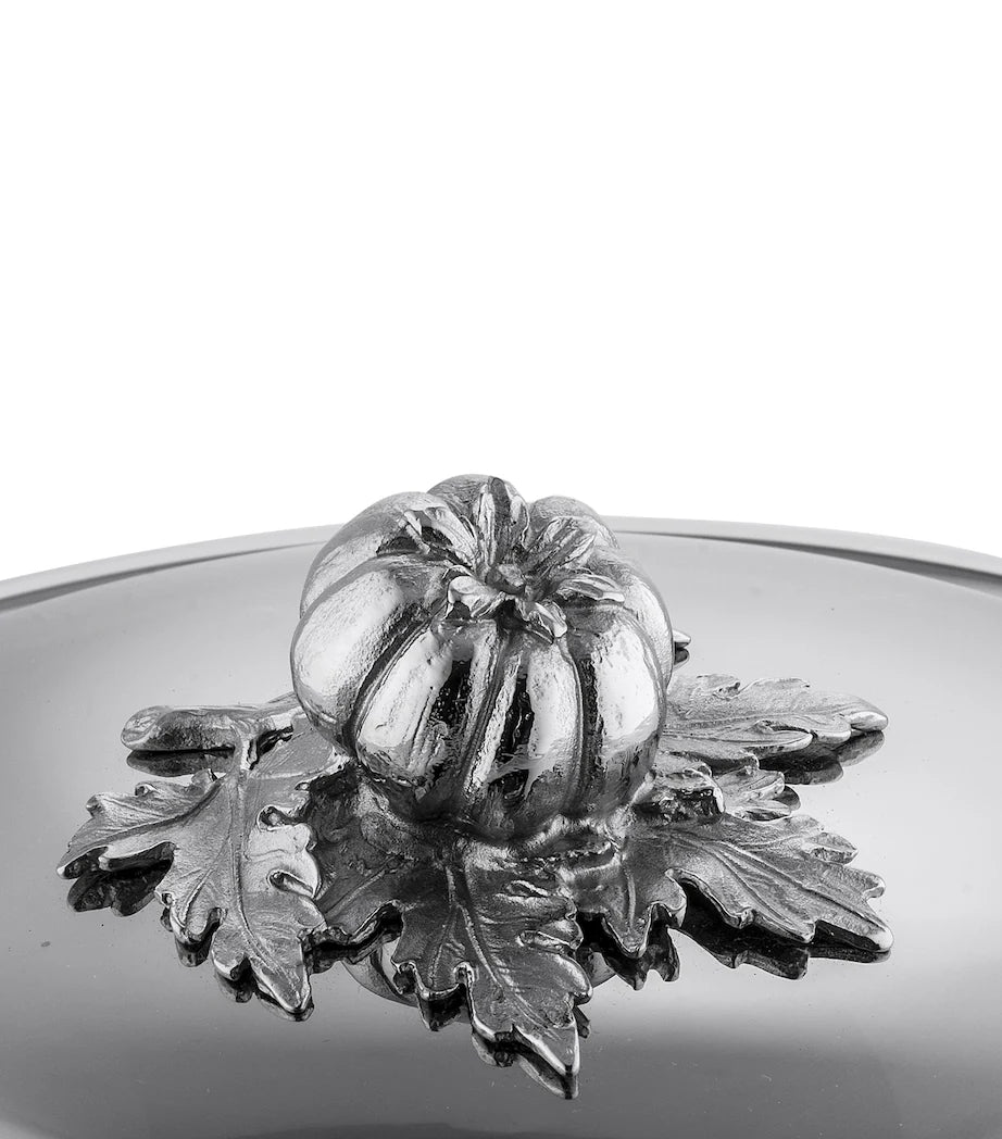 Ruffoni Opus Prima 30cm / 4.5L Covered Bowl Pan – Hammered Stainless Steel with Vegetable Finial