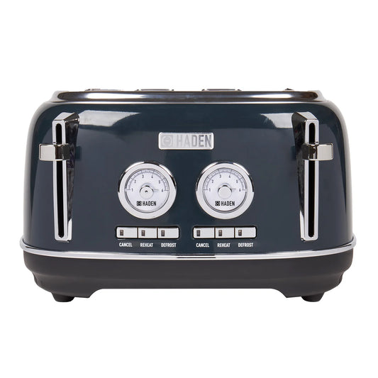 Haden Jersey Steel Blue 4 Slice Toaster