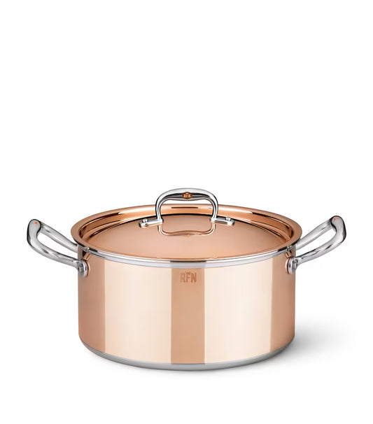 Ruffoni Con Classe Copper Covered Stock Pot – 24cm / 5.5L (Handmade in Italy)