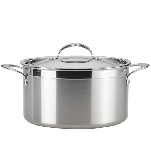 Hestan ProBond Induction Stainless Steel Stockpot &amp; Lid – 26cm (7.6L)