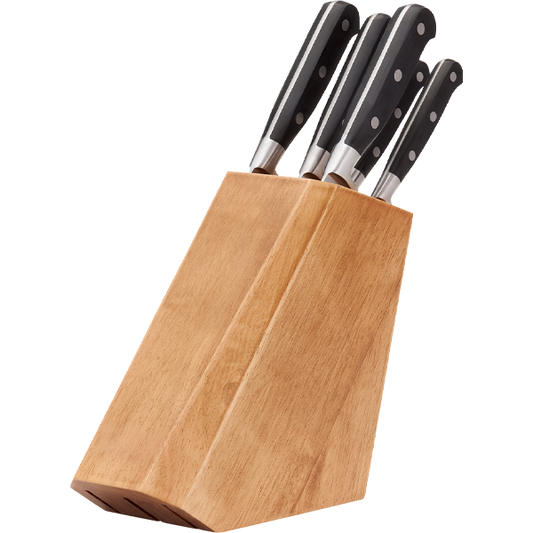 Stellar Classic, 5 Piece Knife Block Set, Wood