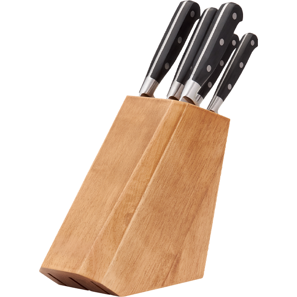 Stellar Classic, 5 Piece Knife Block Set, Wood