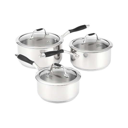Stellar James Martin, JM 3 Piece Saucepan Set