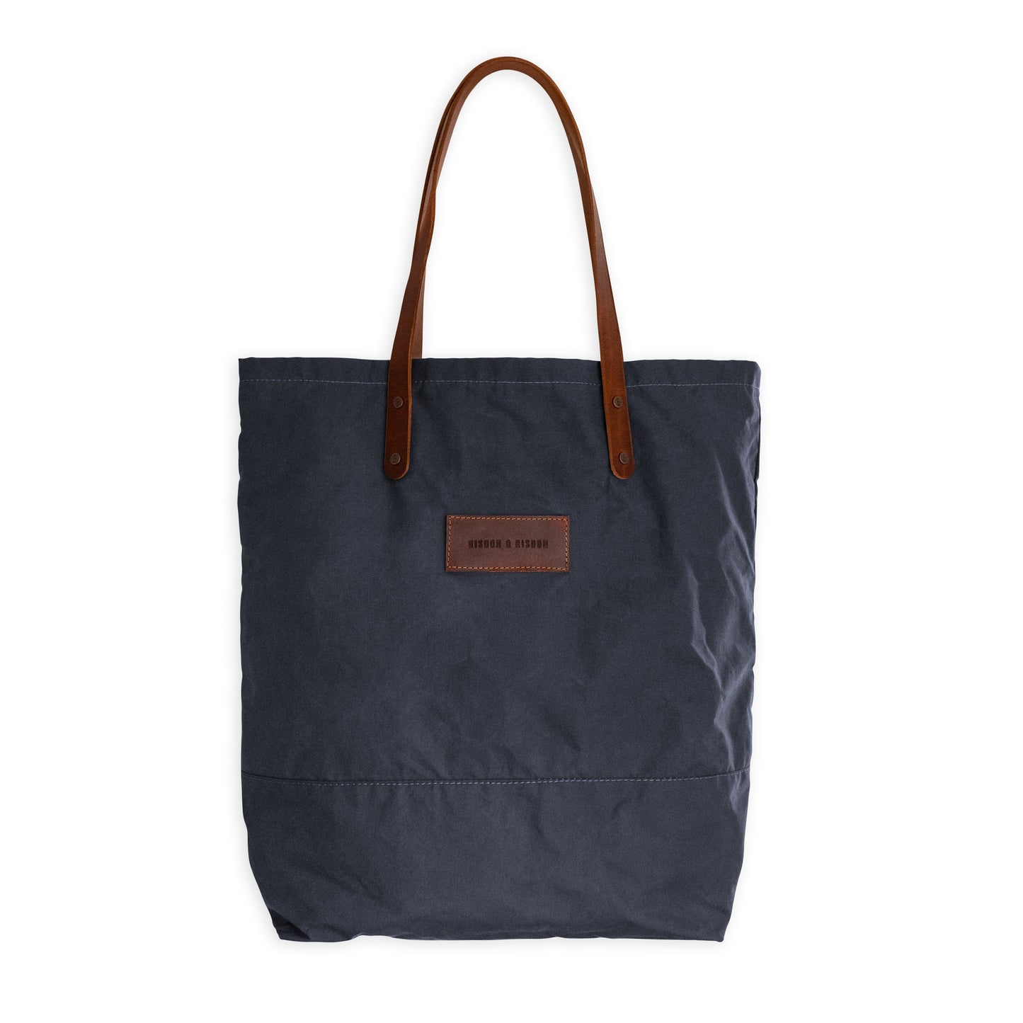 risdon and risdon waxed canvas and leather tote bag made in england horween leather british canvas