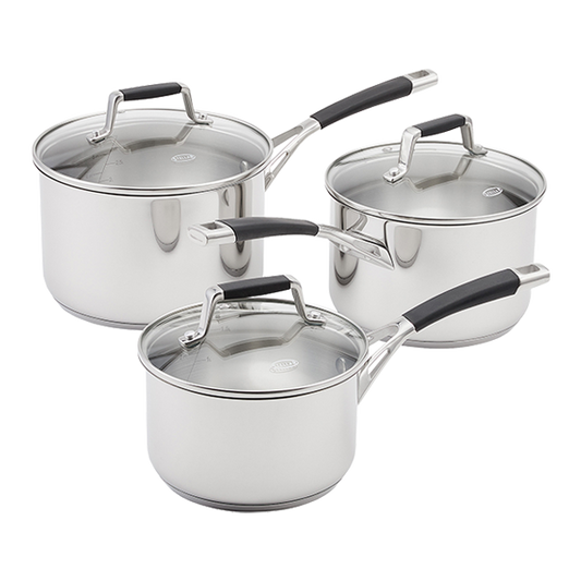 Stellar Flow, 3 Piece Saucepan Set