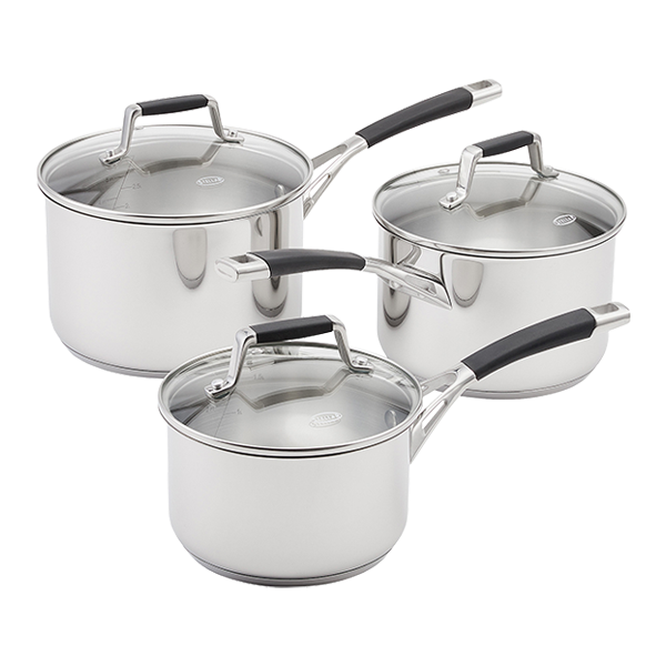 Stellar Flow, 3 Piece Saucepan Set