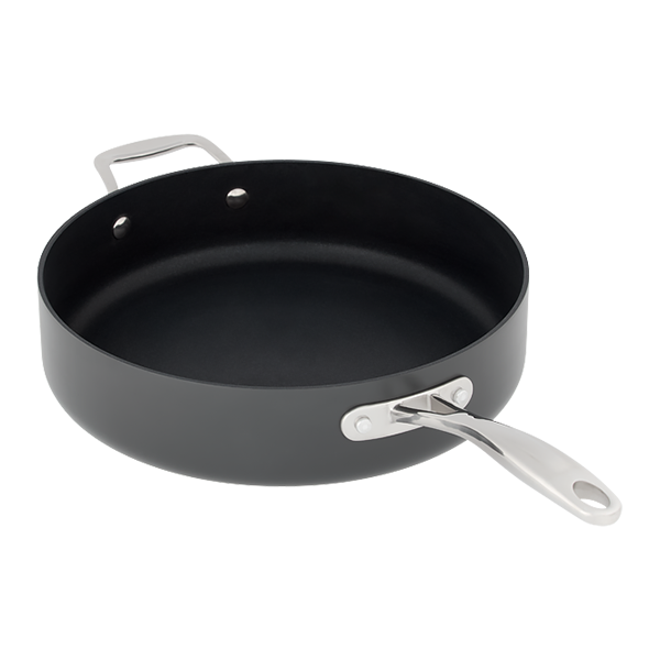 Stellar Hard Anodised, 28cm Saute Pan, Non-Stick