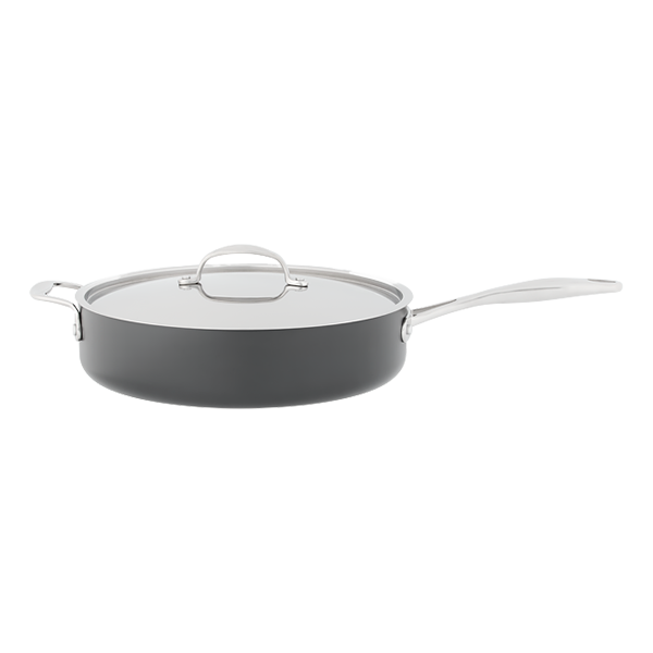 Stellar Hard Anodised, 28cm Saute Pan, Non-Stick