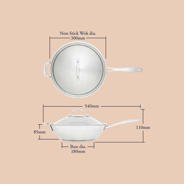 Stellar Profile 7000, 30cm Wok, Non-Stick