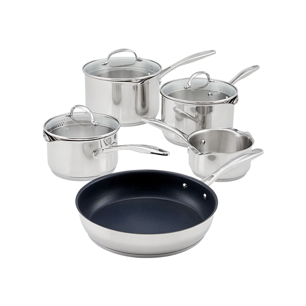 Stellar Profile, 5 Piece Draining Saucepan Set