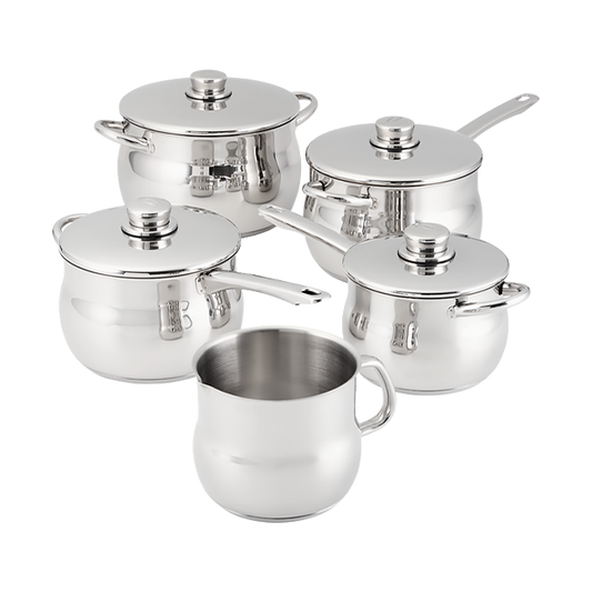 Stellar Classic, Deep 5 Piece Saucepan Set