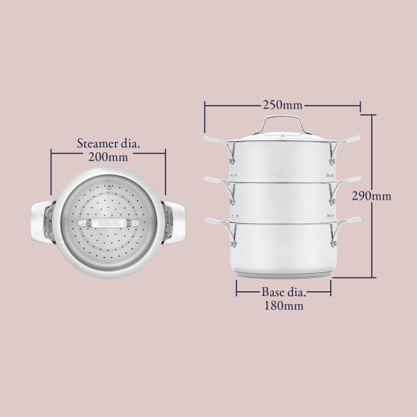 Stellar Steamers, 3 Tier Steamer Set