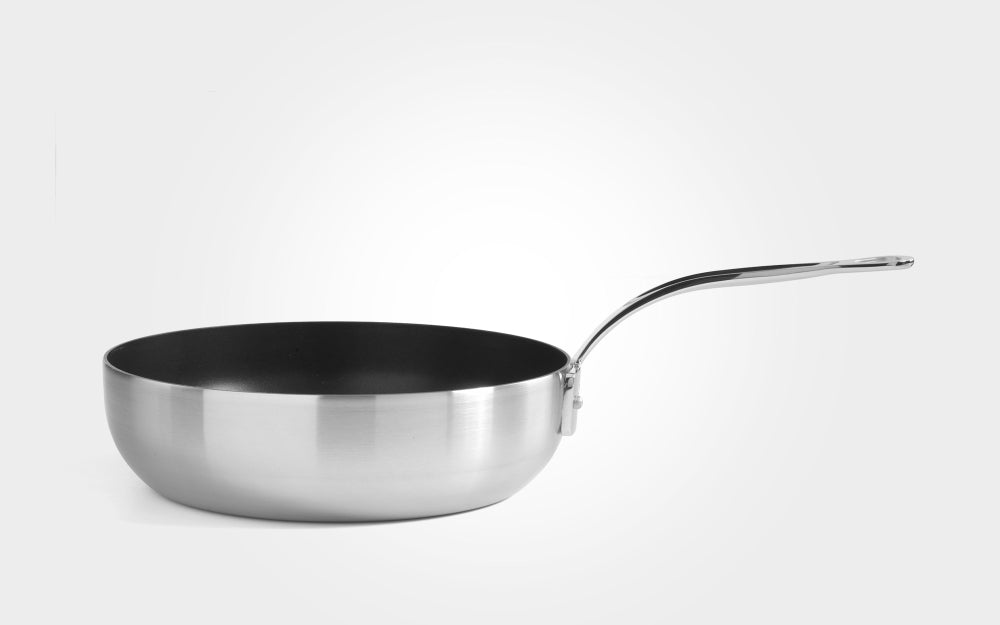 Samuel Groves Classic Non-Stick Stainless Steel Triply Chefs Pan